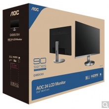  AOC I2490VXH/BS 23.8英寸 1.5mm窄边框 AH-IPS硬屏 低蓝光爱眼不闪屏 24 电脑显示器（HDMI版）